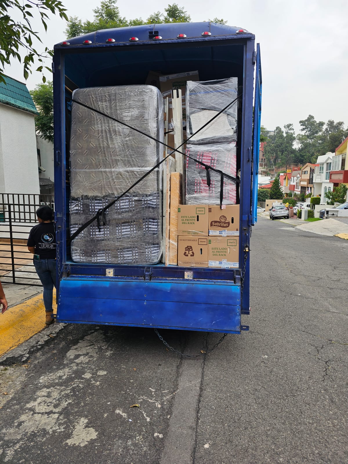 Muebles protegidos para su traslado